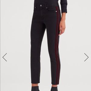 7 For All Man Kind b(air) high waist ankle skinny